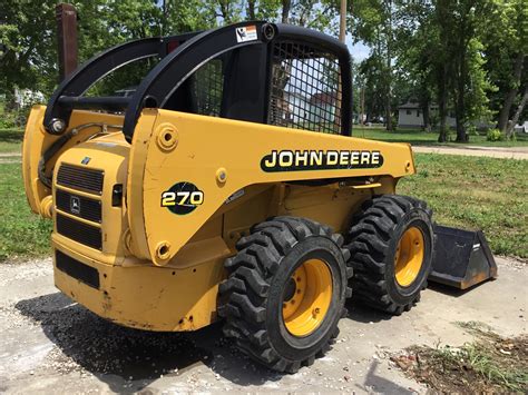 wrecked john deere 270 skid steer|john deere 270 for sale.